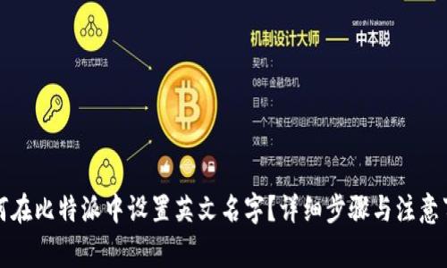 如何在比特派中设置英文名字？详细步骤与注意事项