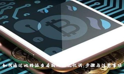 如何通过比特派查看别人的记忆词：步骤与注意事项